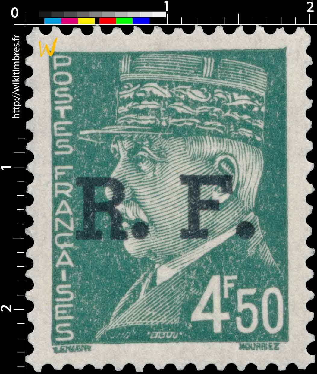 1944 Sans légende particulière - type Hourriez