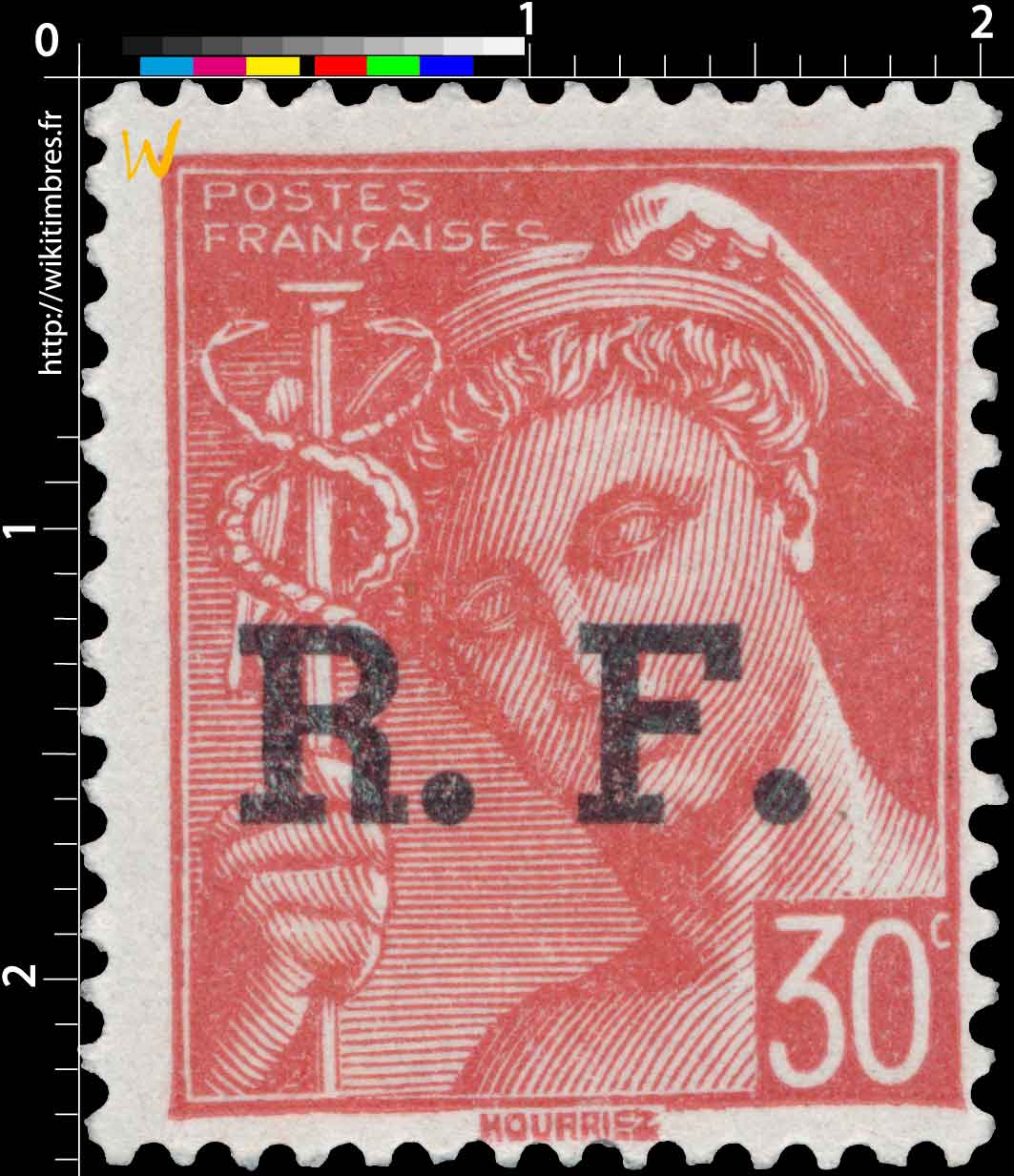 1944 Sans légende particulière - type mercure