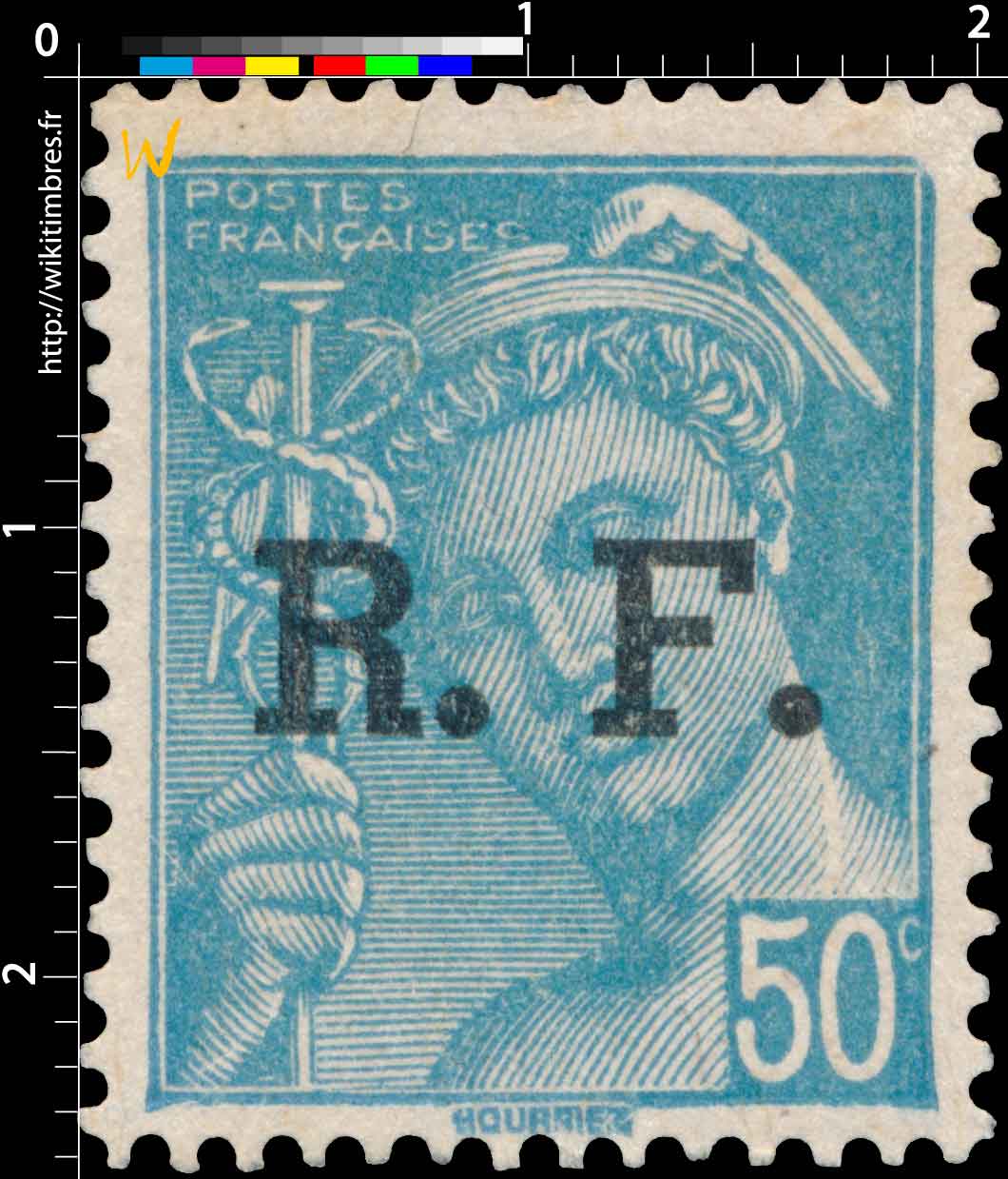 1944 Sans légende particulière - type mercure