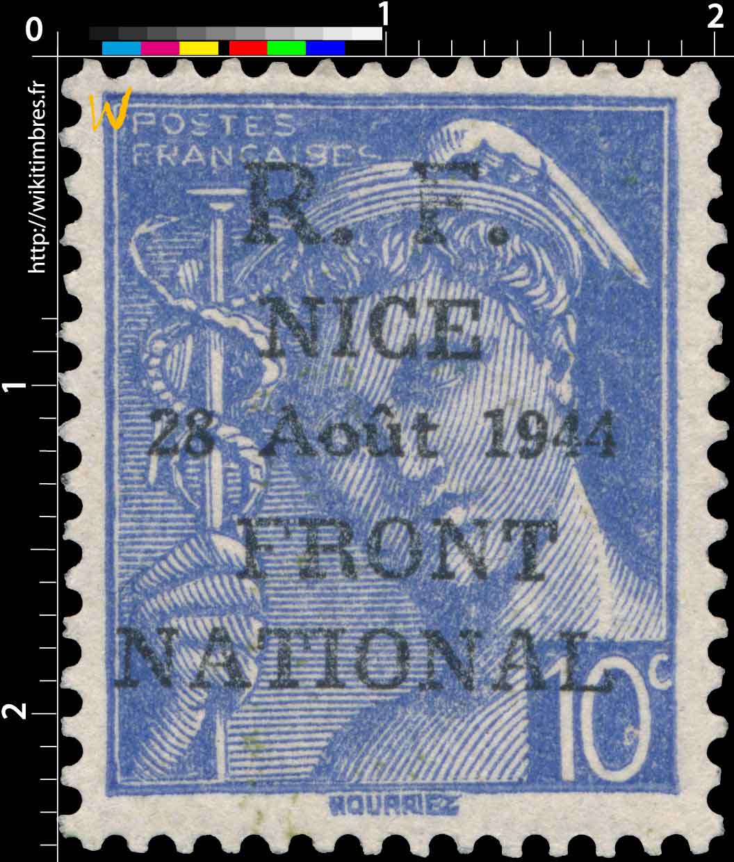 1944 Sans légende particulière - type mercure