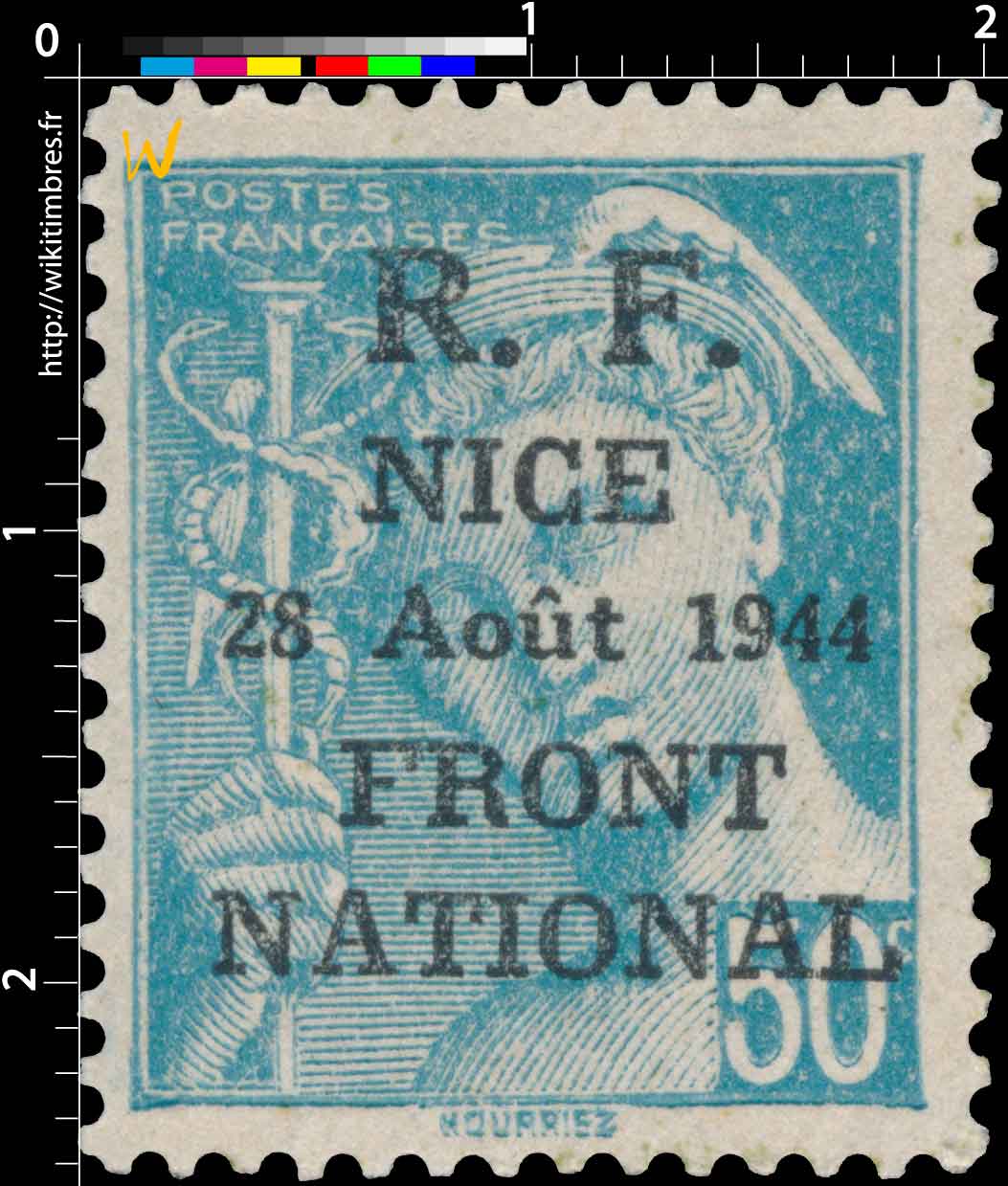 1944 Sans légende particulière - type mercure