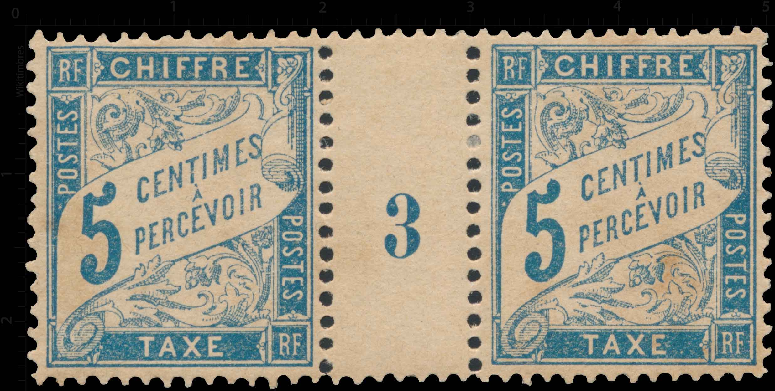 1894 CHIFFRE TAXE A PERCEVOIR