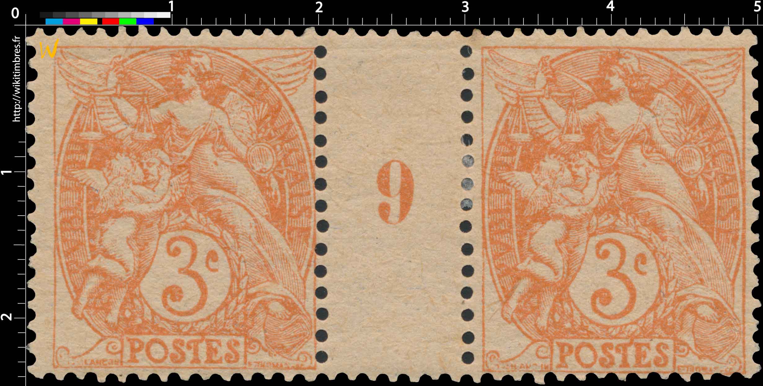 1900 Sans légende particulière - type Blanc