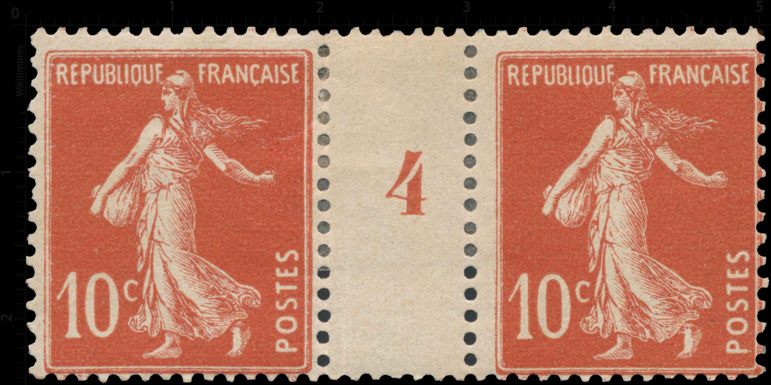 1907 Sans légende particulière - type semeuse camée