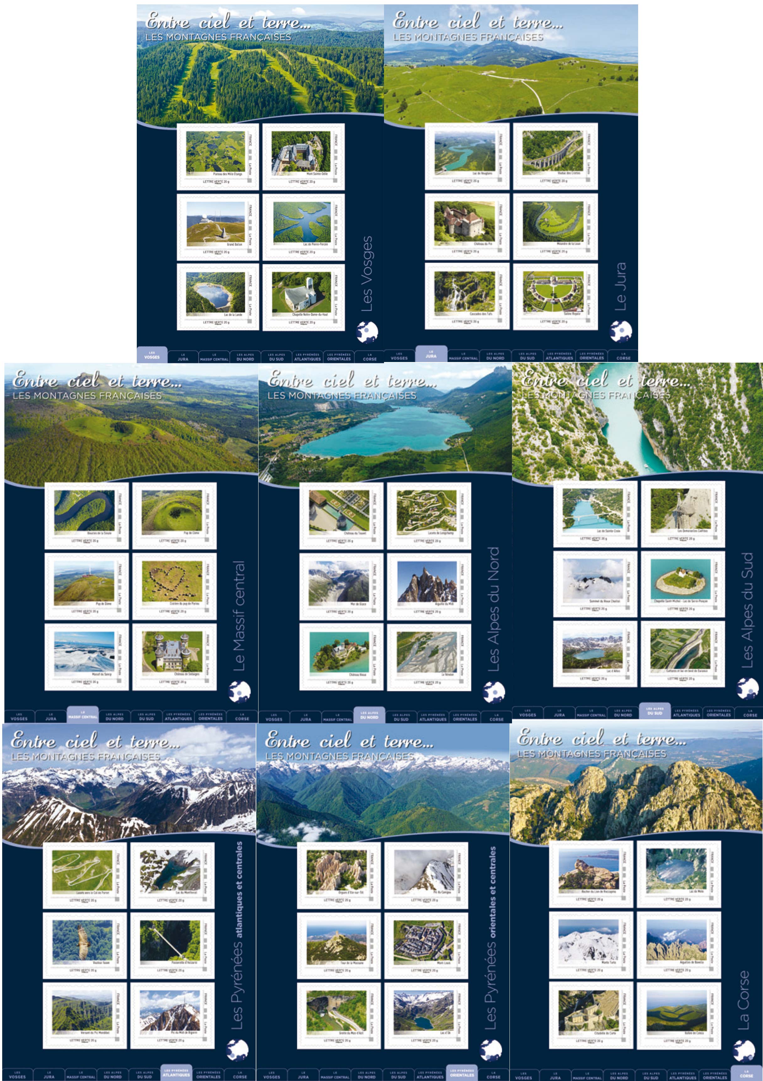 2013 Entre ciel et terre. Les montagnes françaises 