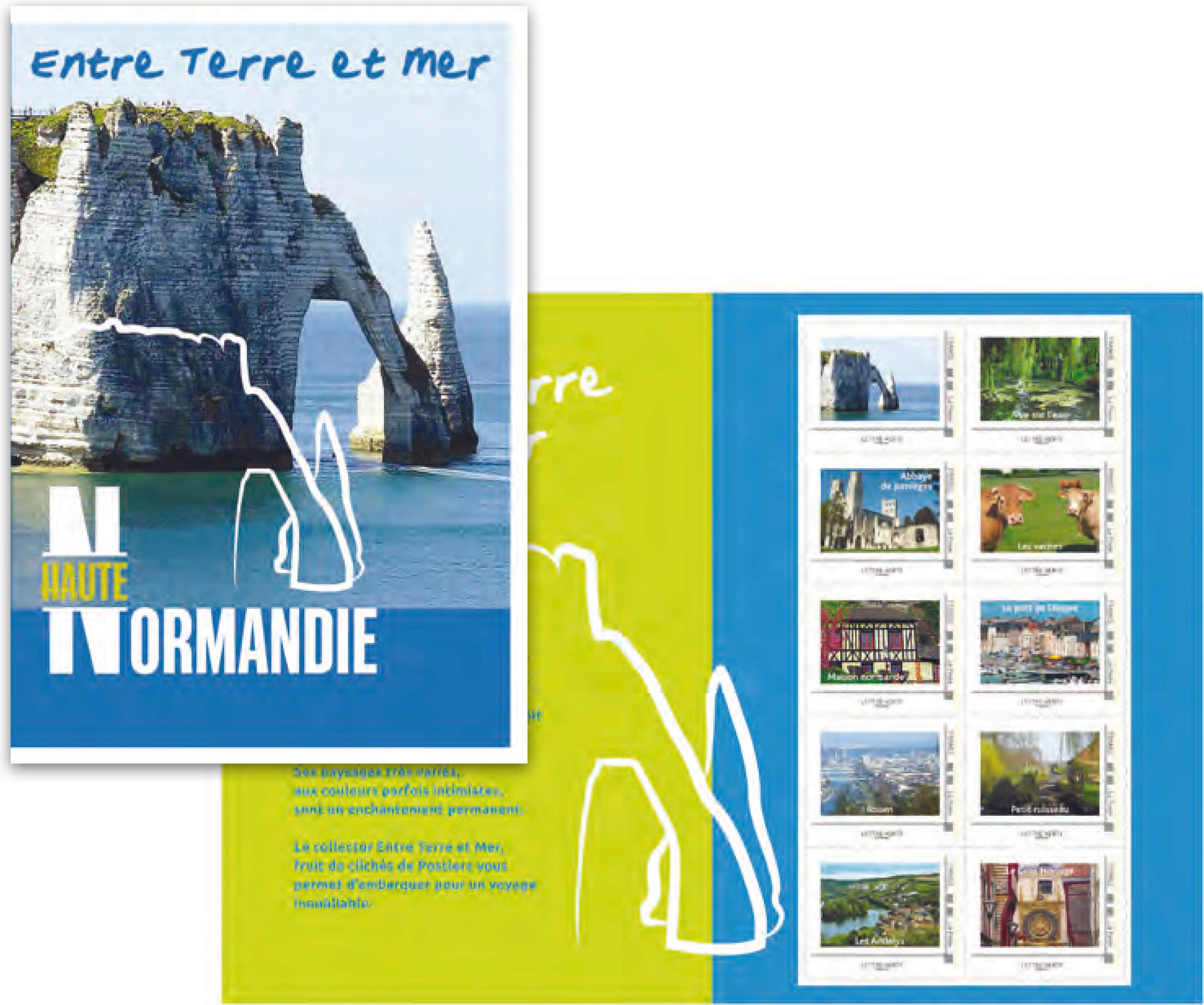 2016 Haute Normandie - Entre terre et mer - Lettre verte