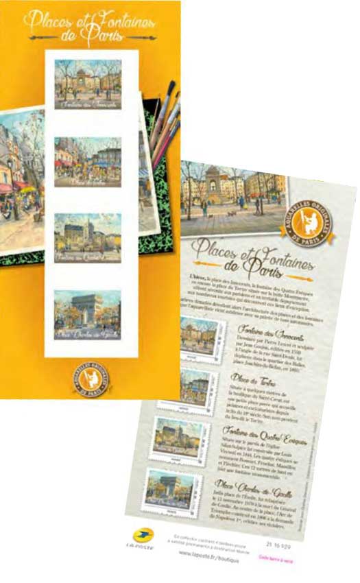 2016 Collector places et fontaines de Paris en hiver