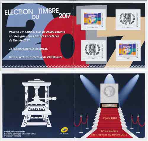 2018 Election du timbre 2017