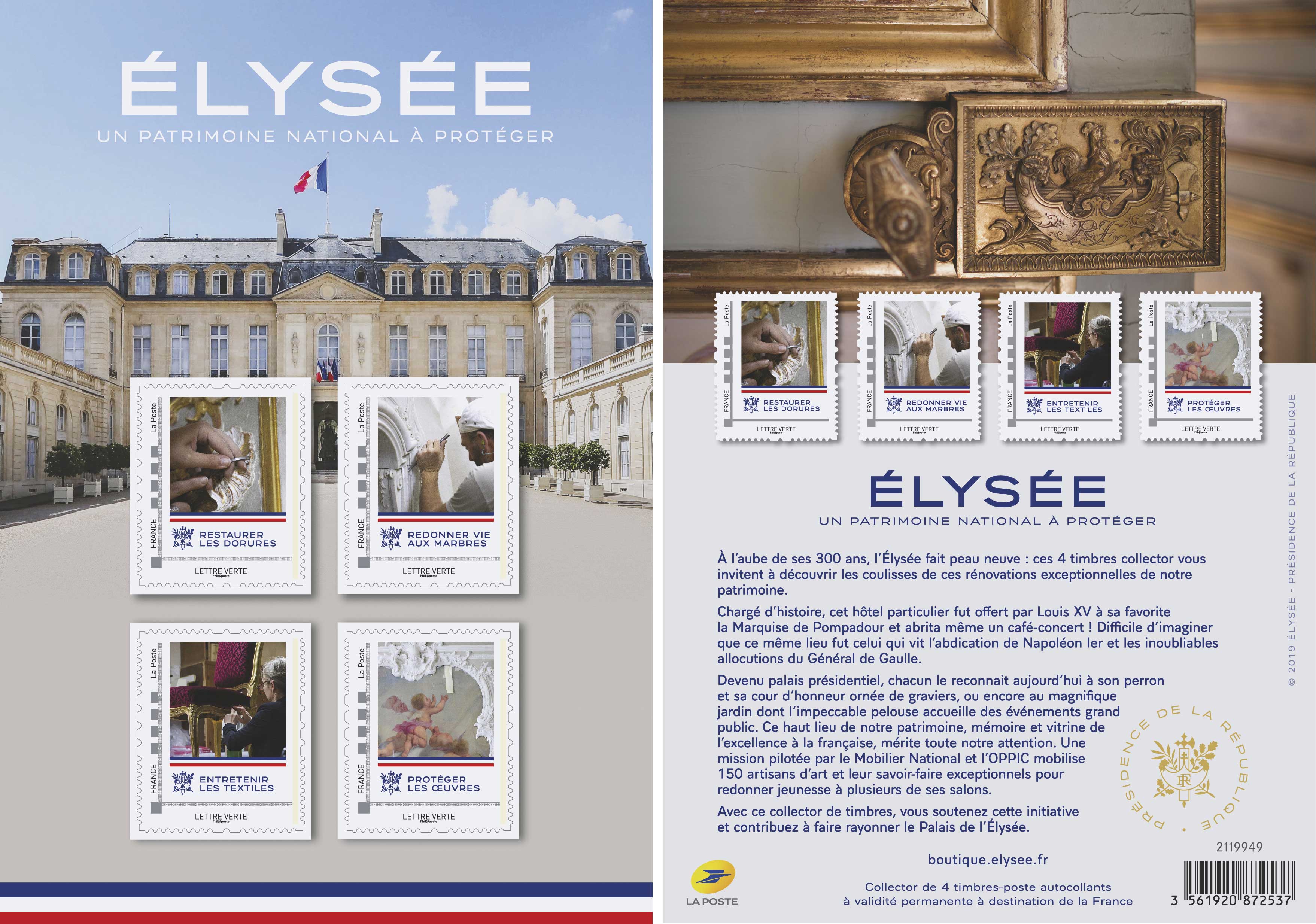 2019 Elysée un patrimoine national à protéger