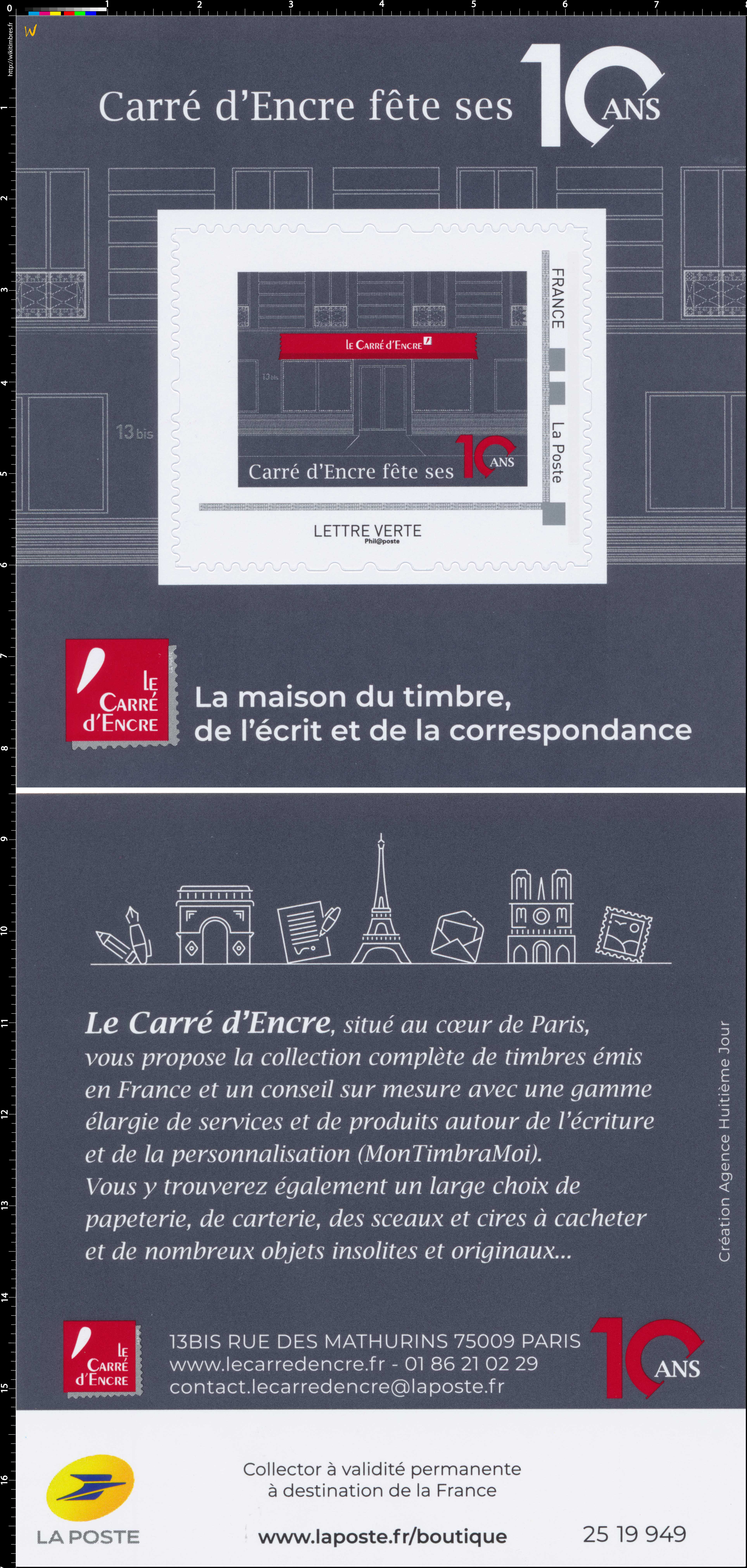 2019 Carré d’Encre fête ses 10 ans