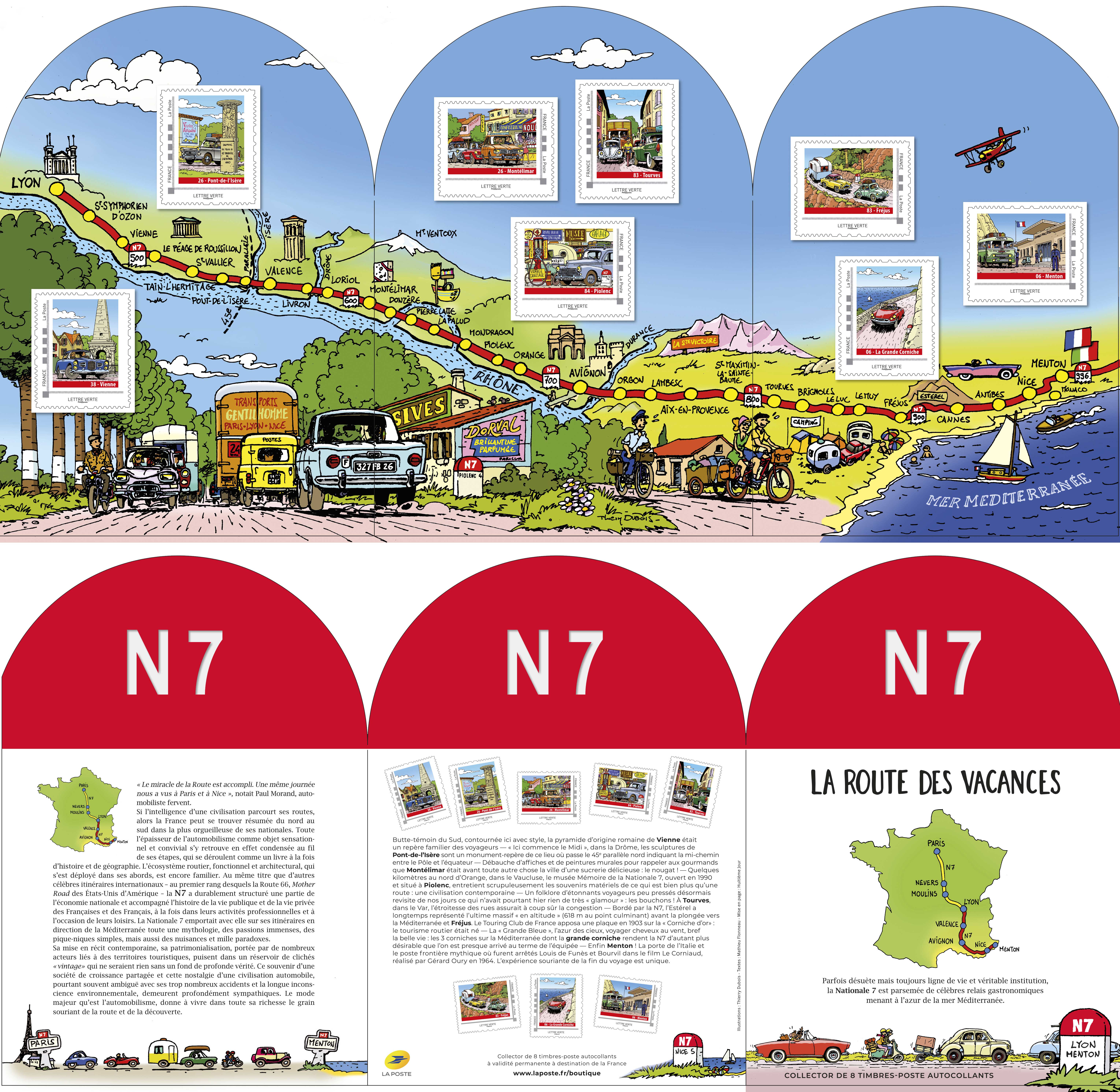 2021 La route des vacances - N7 - Lyon Menton