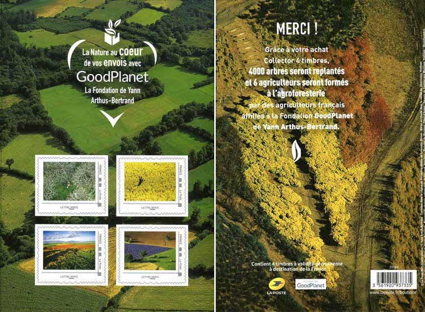 2021 La nature au cœur de vos envois avec GoodPlanet la Fondation de Yann Arthus-Bertrand.