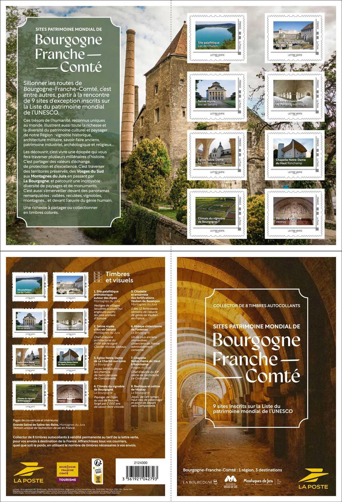 2024 Sites patrimoine mondial de Bourgogne Franche-Comté