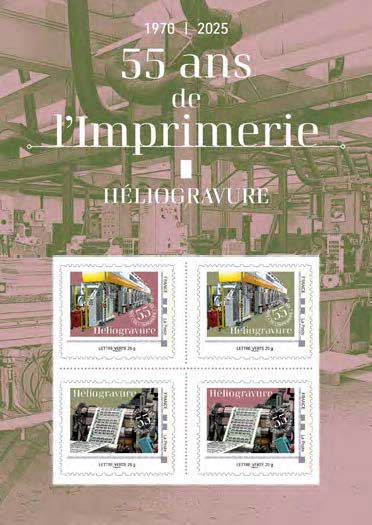 2025 55 ANS DE L’IMPRIMERIE 1970-2025 - HELIOGRAVURE