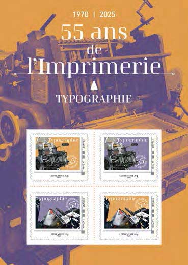 2025 55 ANS DE L’IMPRIMERIE 1970-2025 - TYPOGRAPHIE