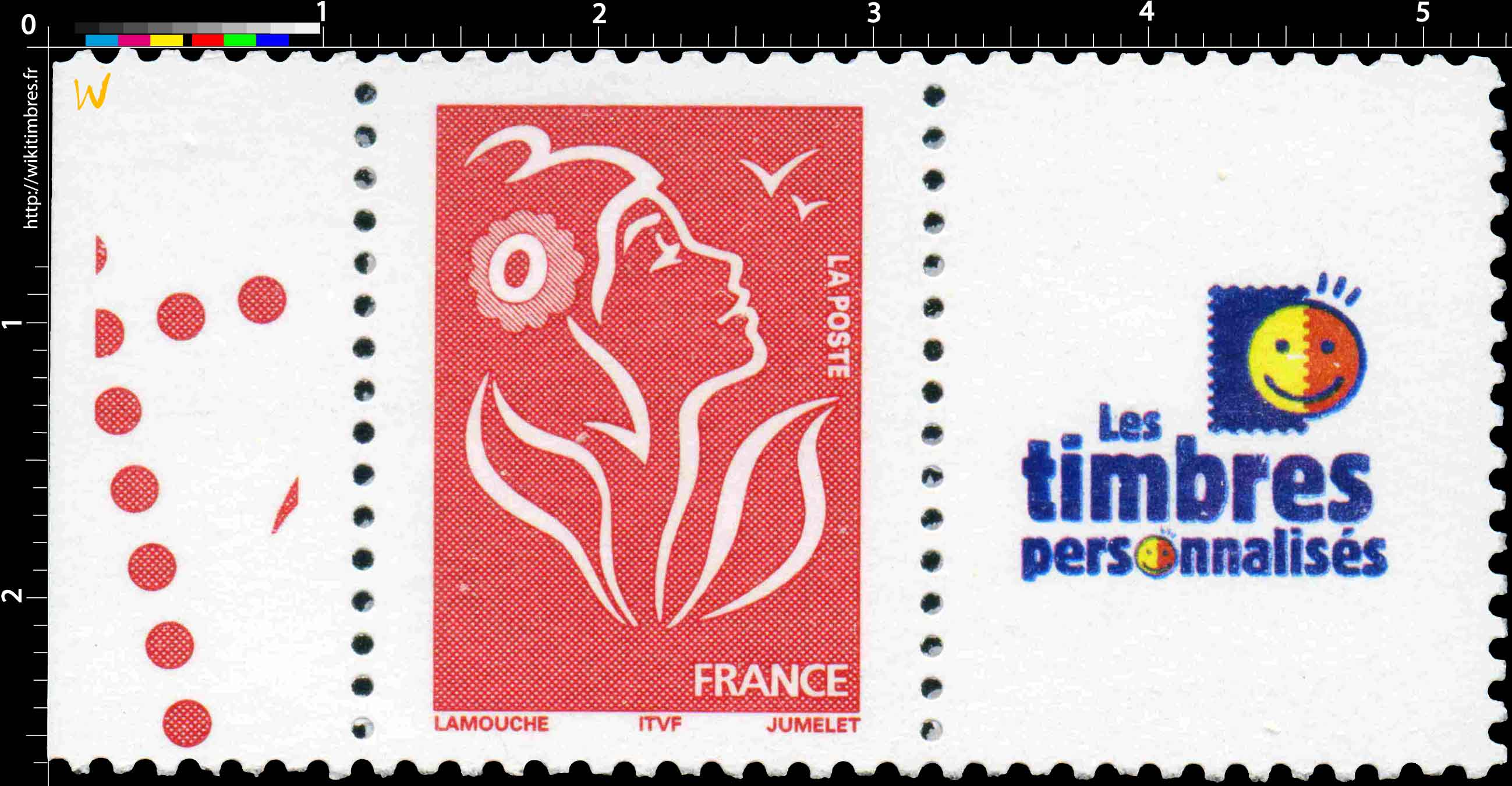 Les timbres personnalisés