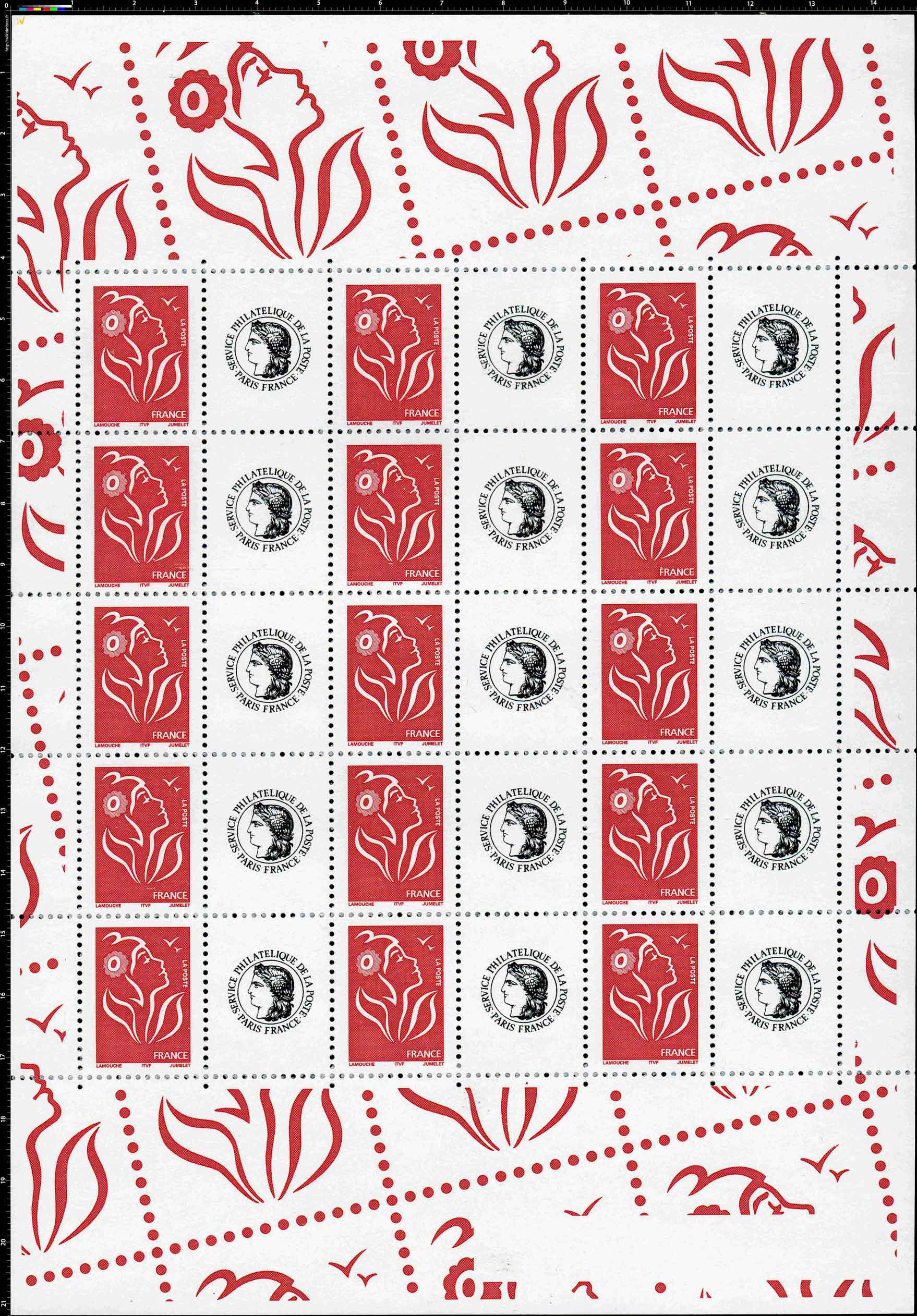 SERVICE PHILATÉLIQUE DE LA POSTE - PARIS FRANCE