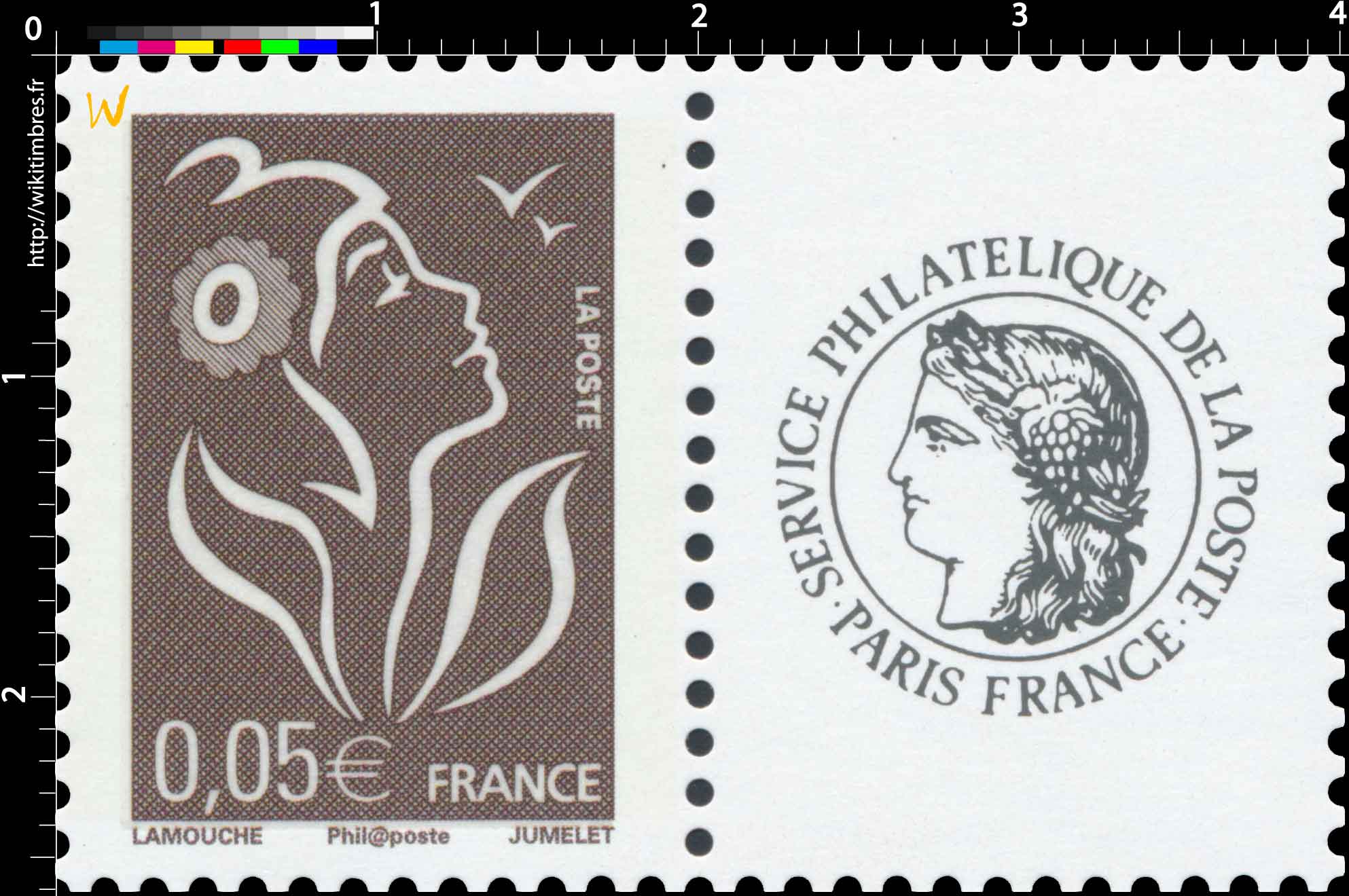 Sans légende particulière - type Marianne de Lamouche