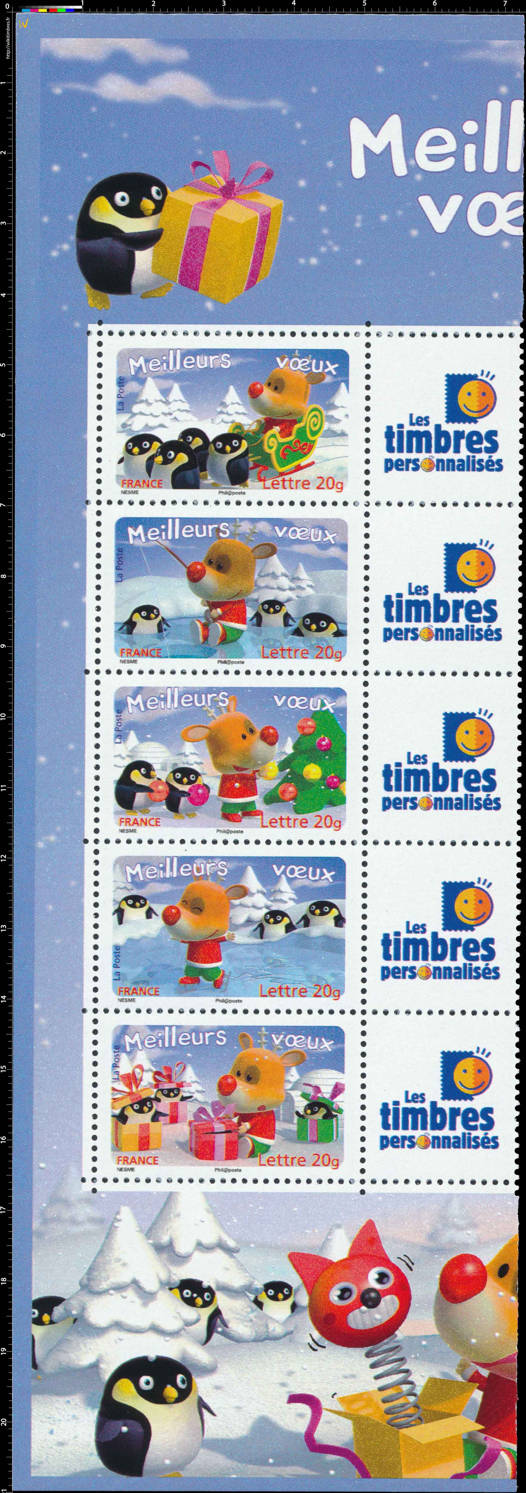 Meilleurs Vœux TPP sur support autocollant   50.0