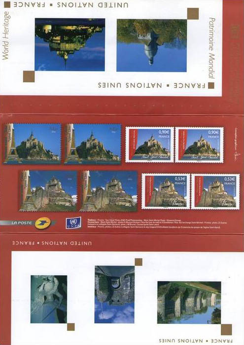 POCHETTE 2006 émission commune FRANCE - NATIONS UNIES