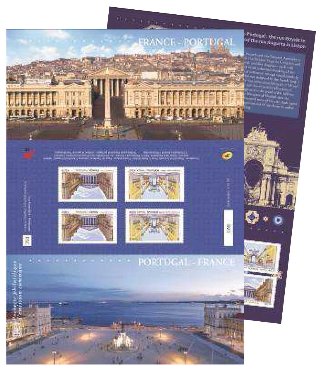 2016 pochette émission commune FRANCE - PORTUGAL