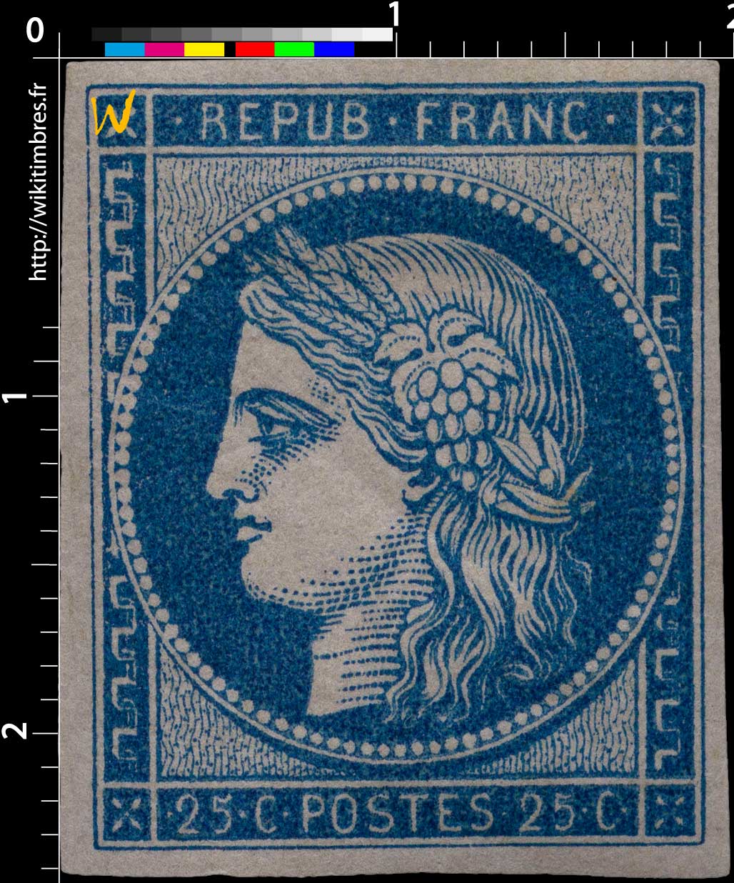 1849 REPUB FRANC - type Cérès