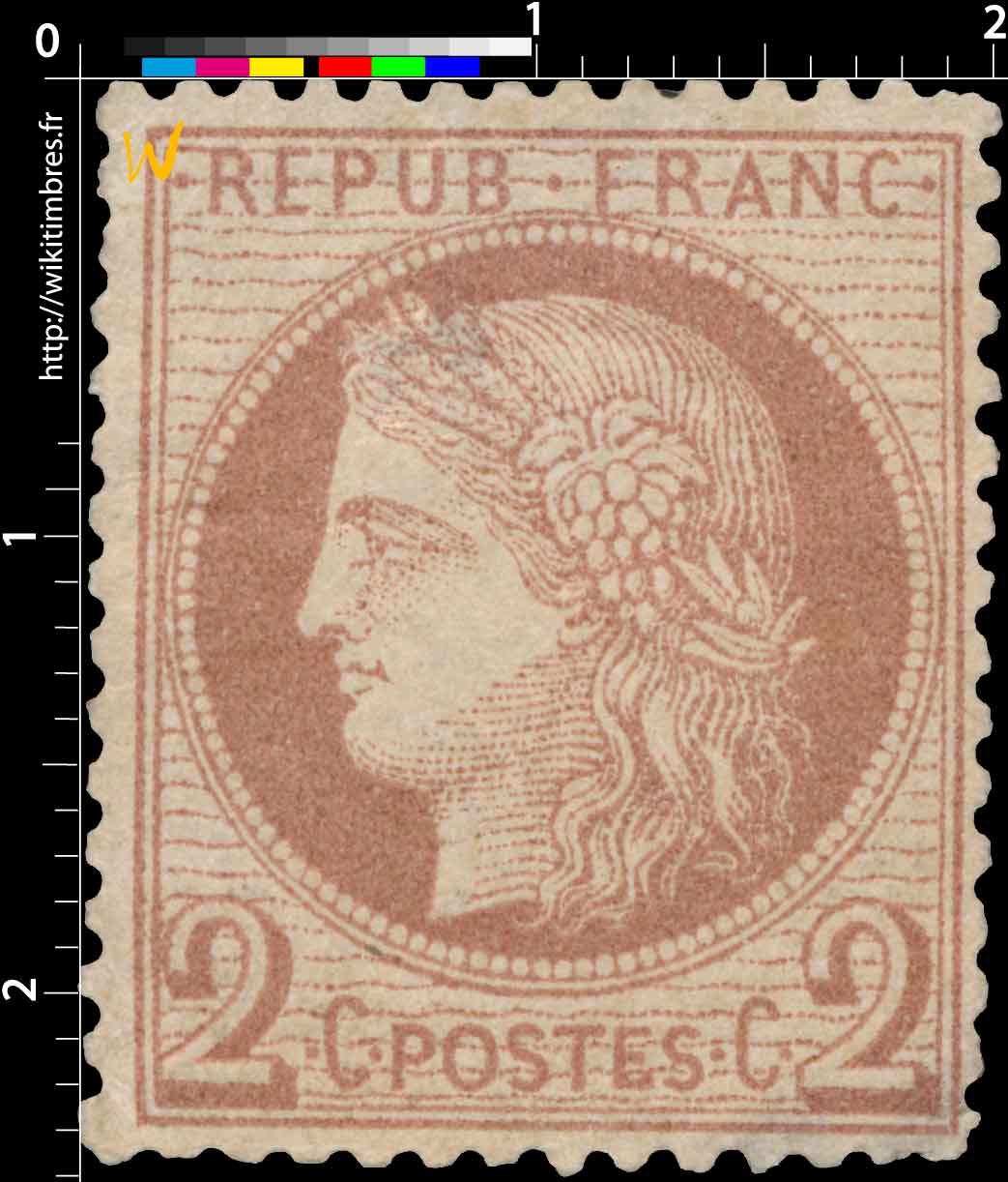 1872 REPUB FRANC - type Cérès