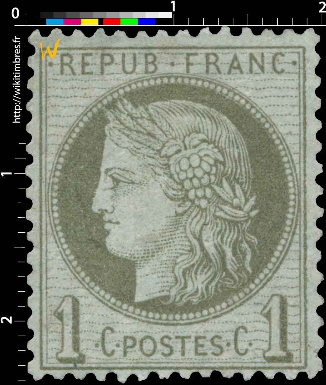 1872 REPUB FRANC - type Cérès
