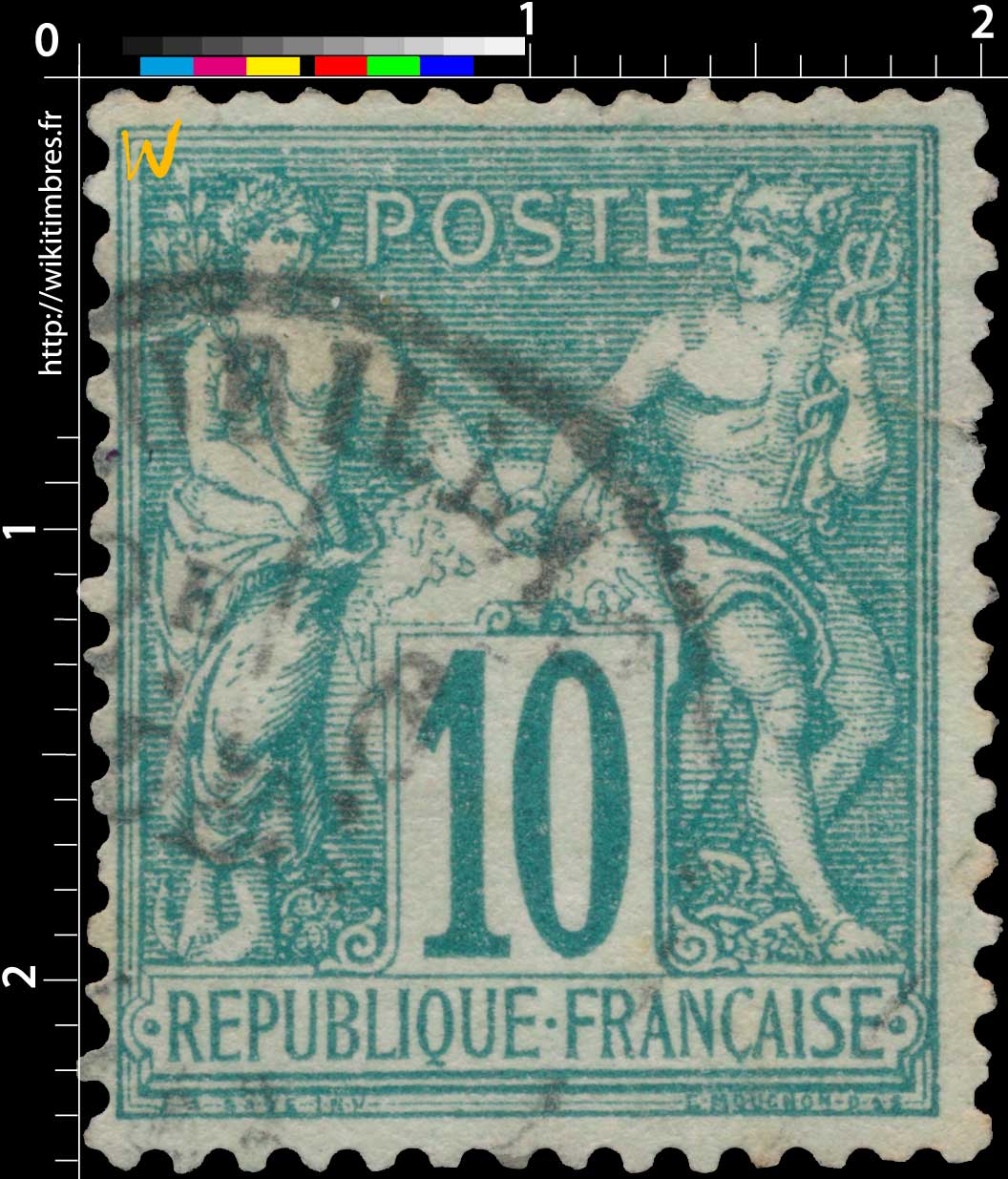 1876 Sans légende particulière - type sage