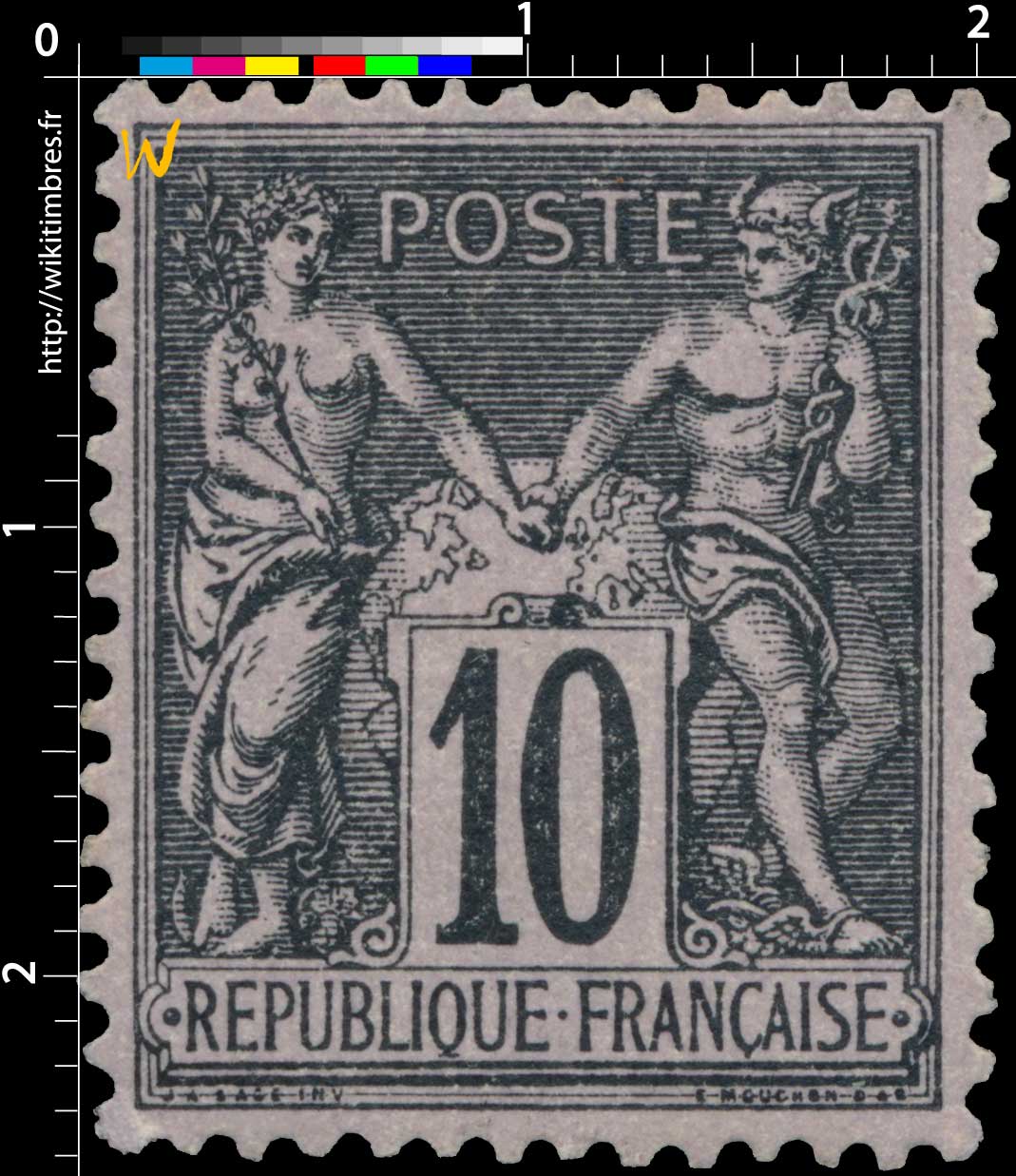 1877 Sans légende particulière - type sage