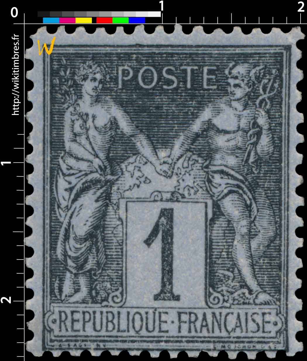 1877 Sans légende particulière - type sage