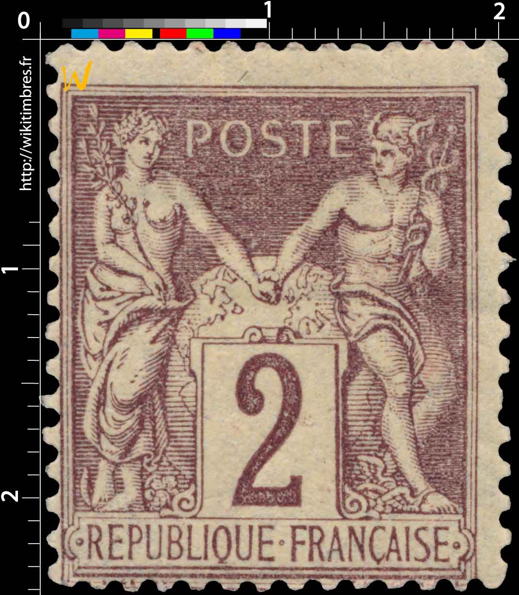 1877 Sans légende particulière - type sage