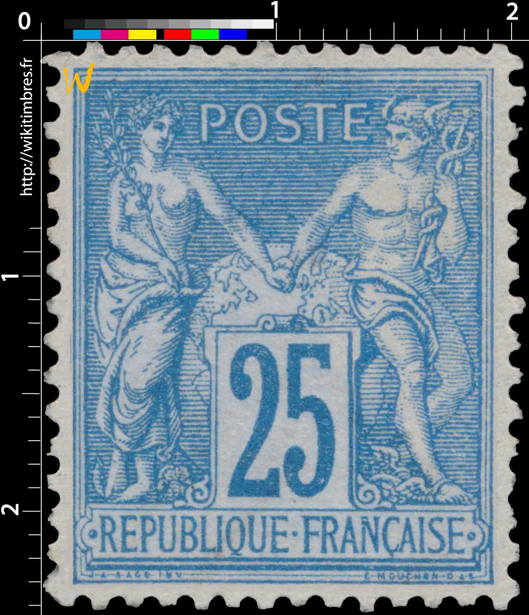 1877 Sans légende particulière - type sage