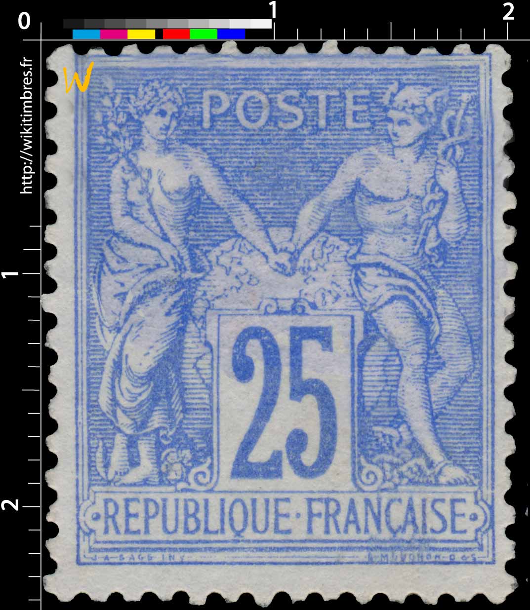 1877 Sans légende particulière - type sage 