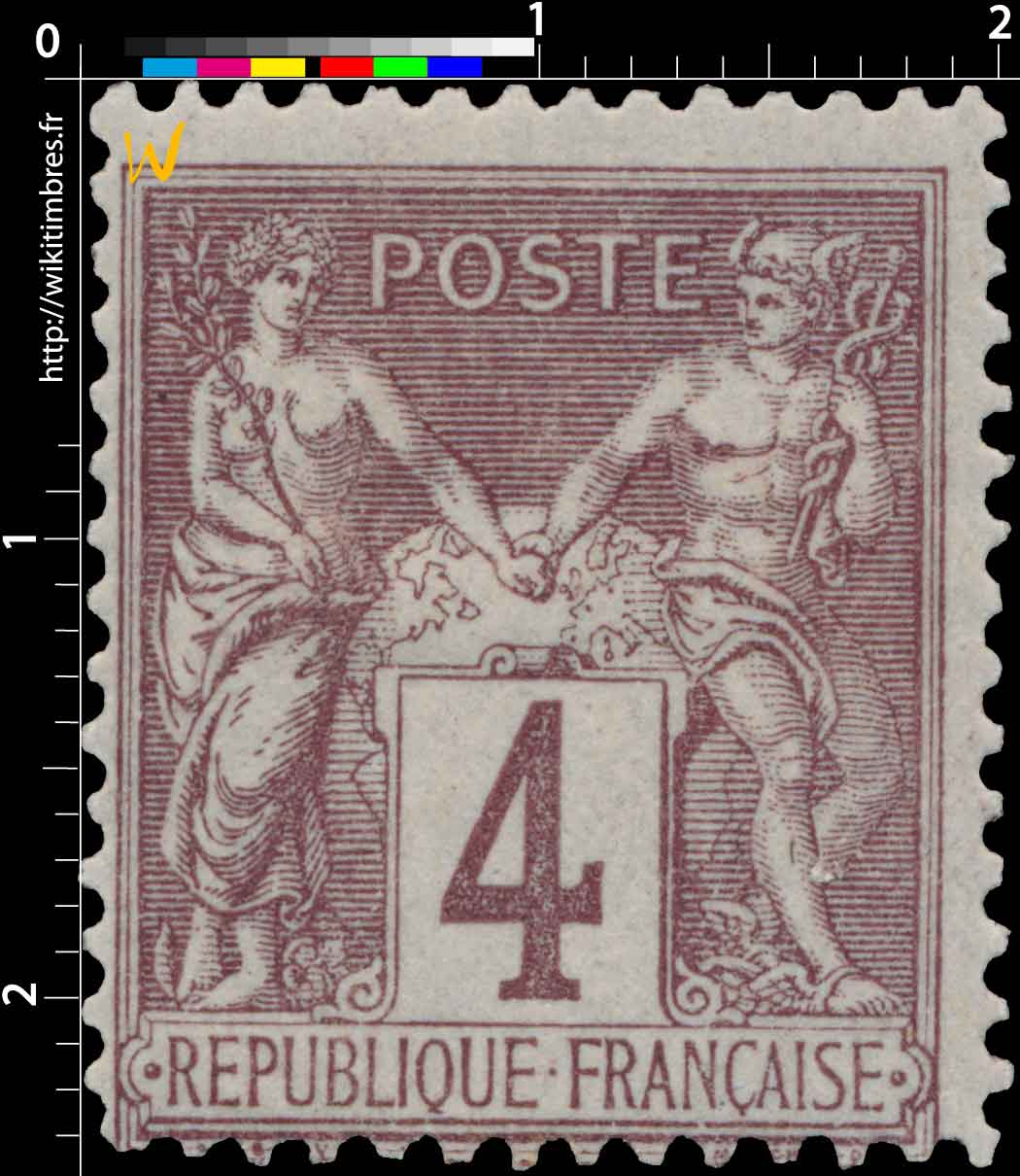 1877 Sans légende particulière - type sage 