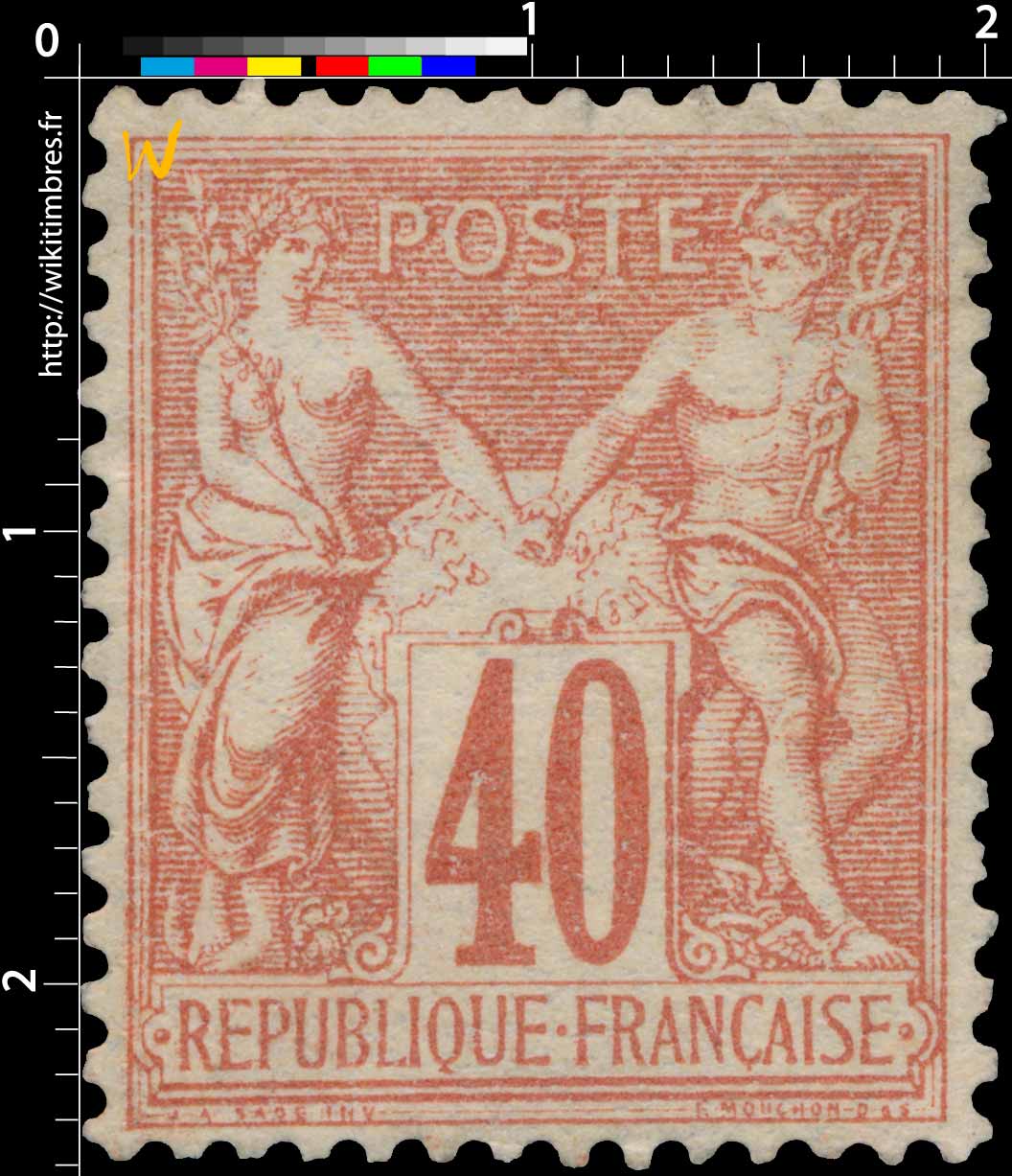 1878 Sans légende particulière - type sage 