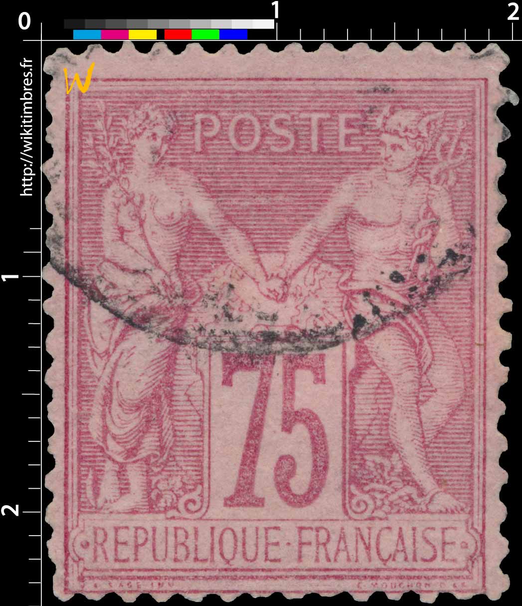 1876 Sans légende particulière - type sage