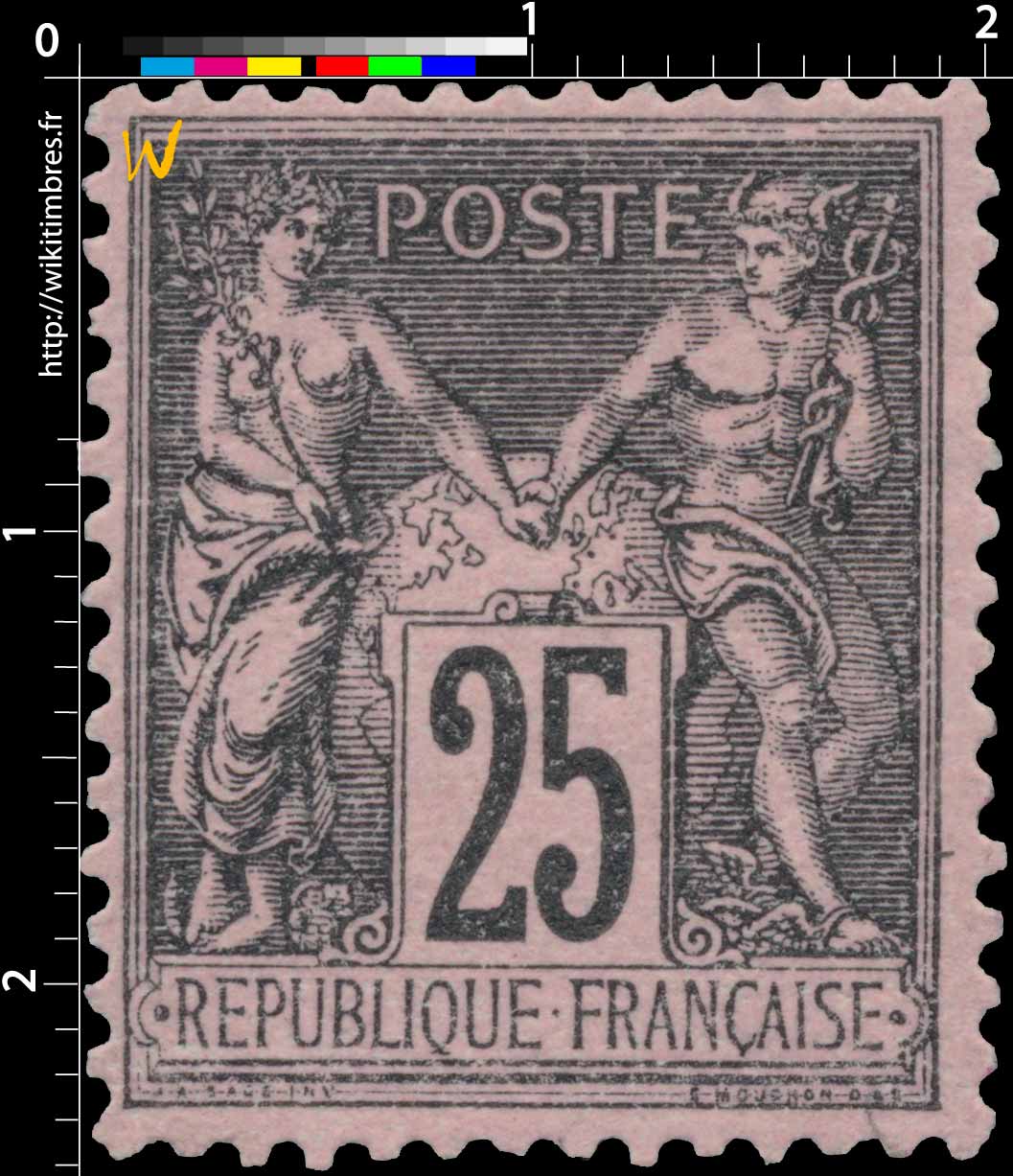 1886 Sans légende particulière - type sage