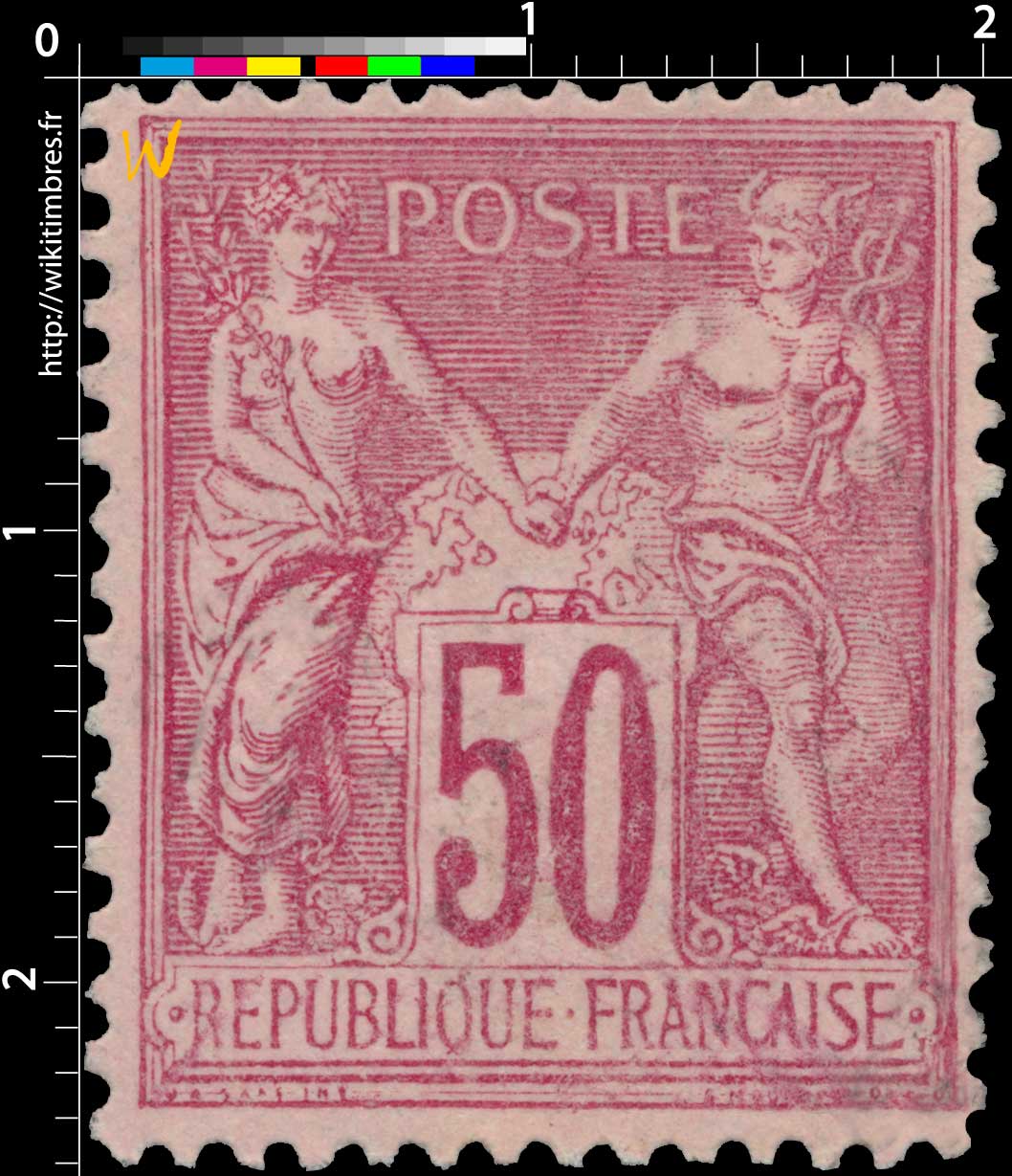 1890 Sans légende particulière - type sage