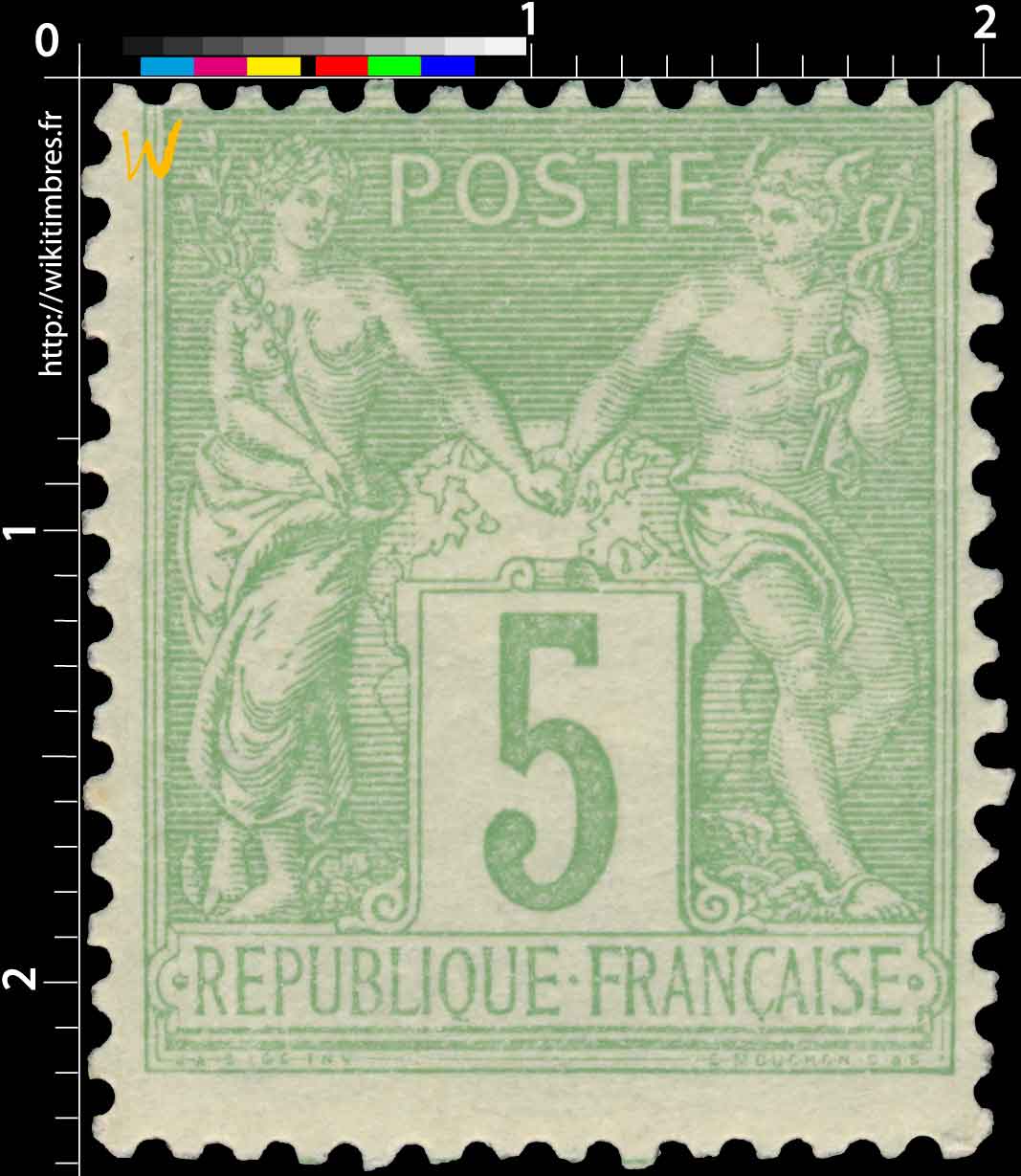 1898 Sans légende particulière - type sage