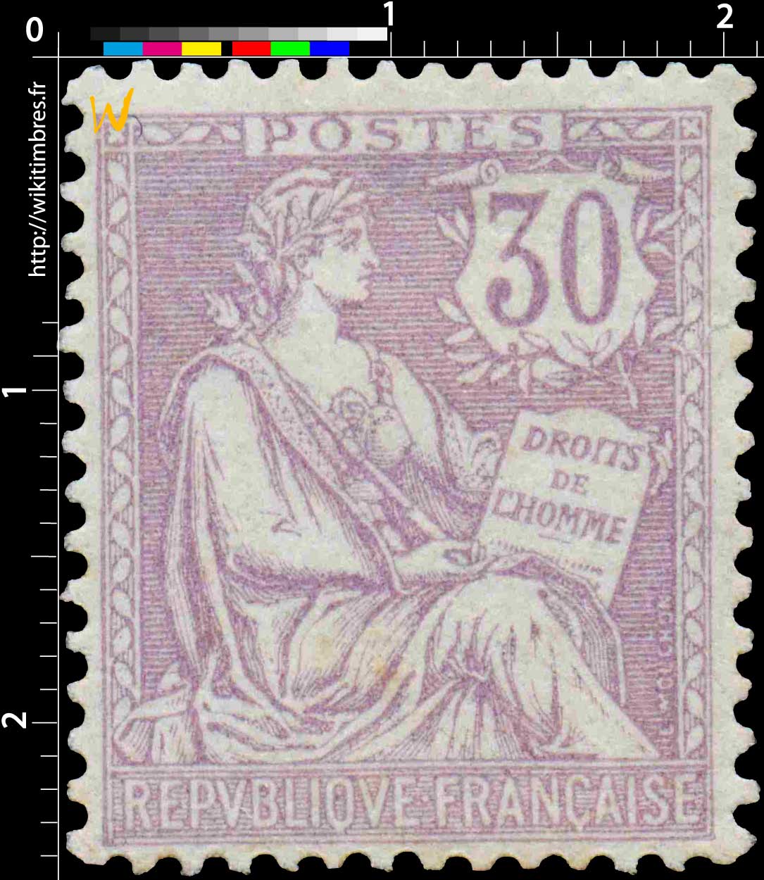 DROITS DE L'HOMME - type Mouchon