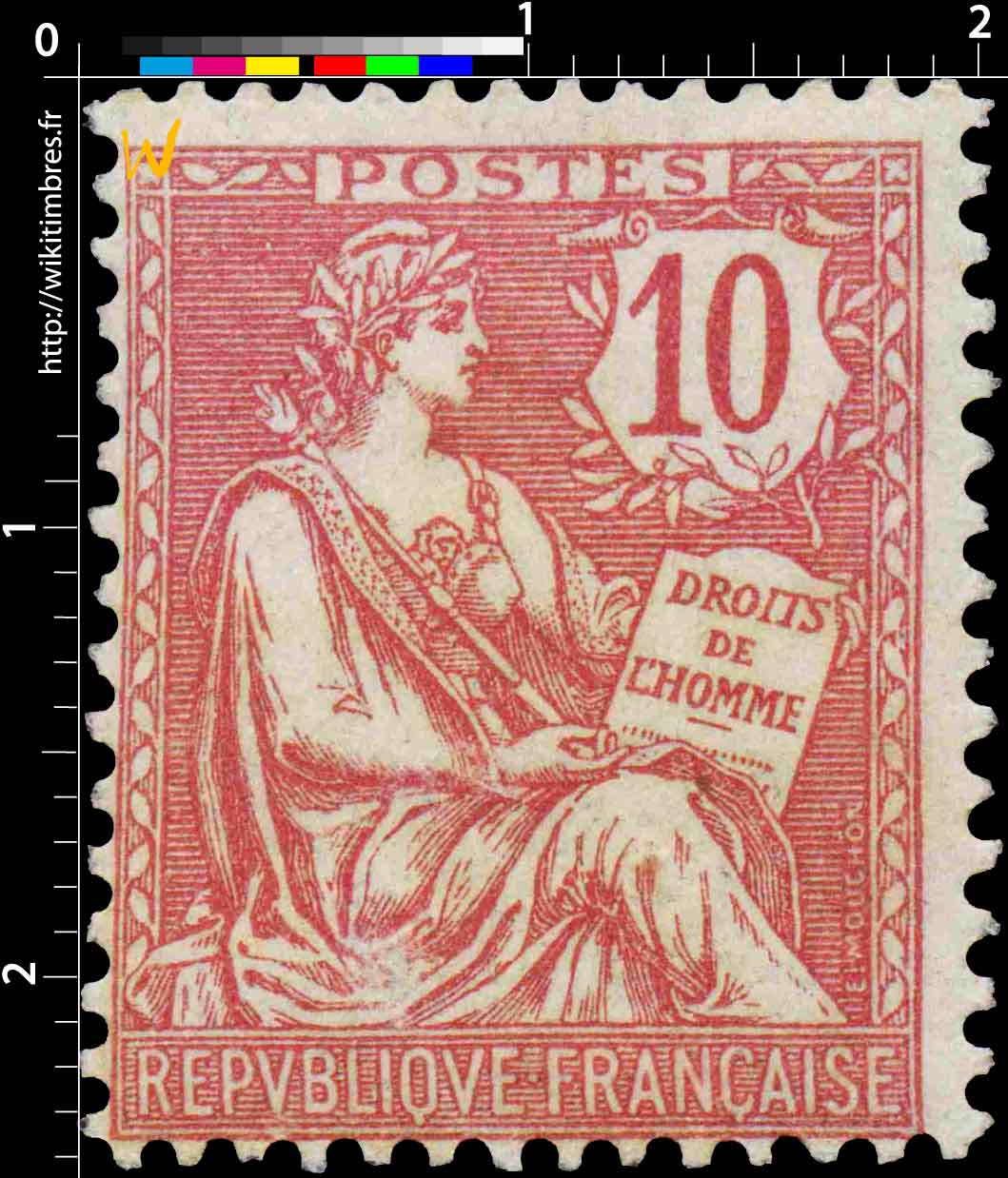 1902 DROITS DE L'HOMME - type Mouchon