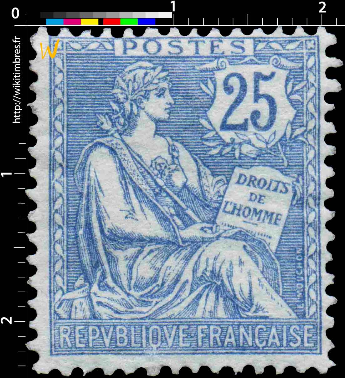 1902 DROITS DE L'HOMME - type Mouchon