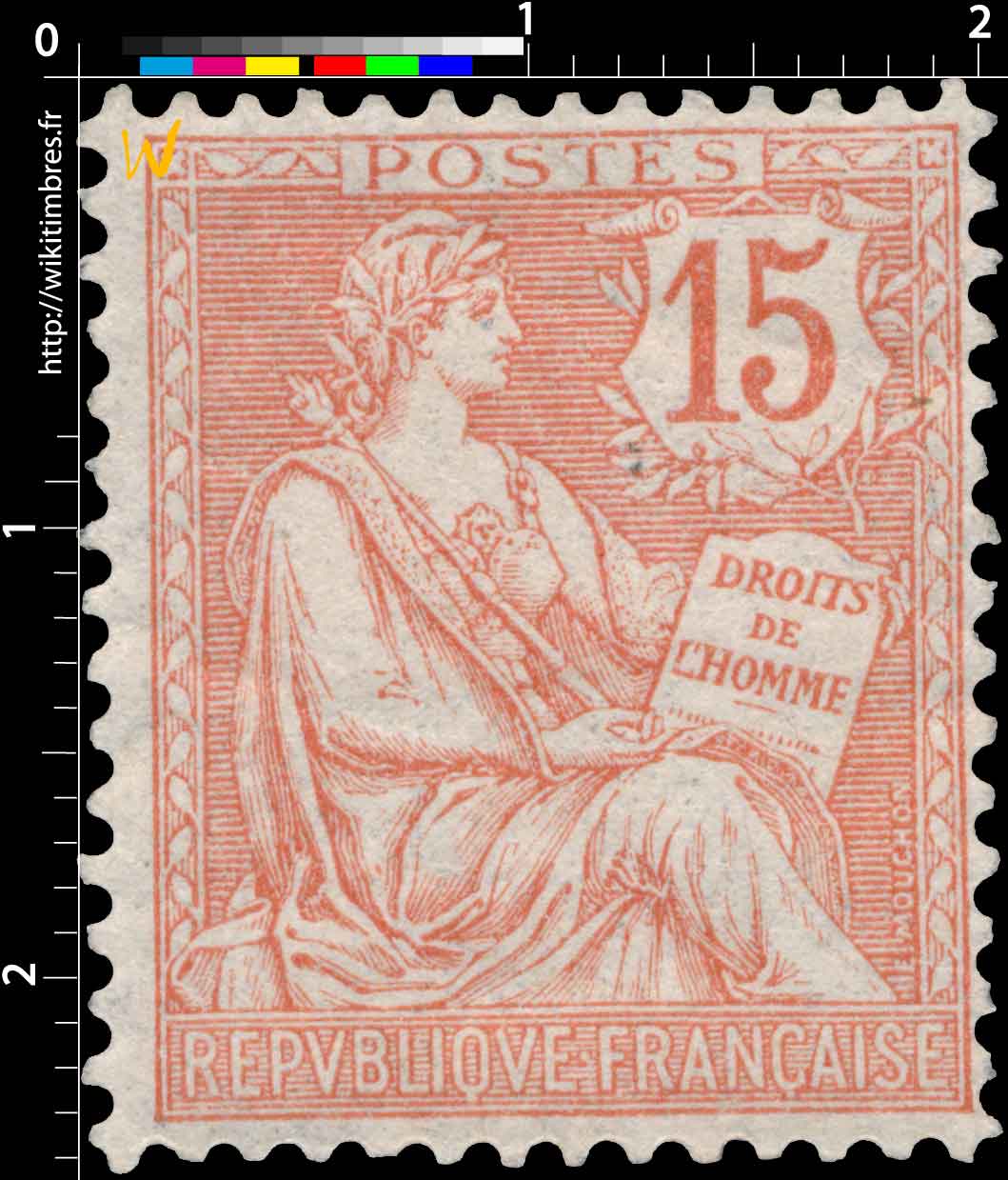 1902 DROITS DE L'HOMME - type Mouchon