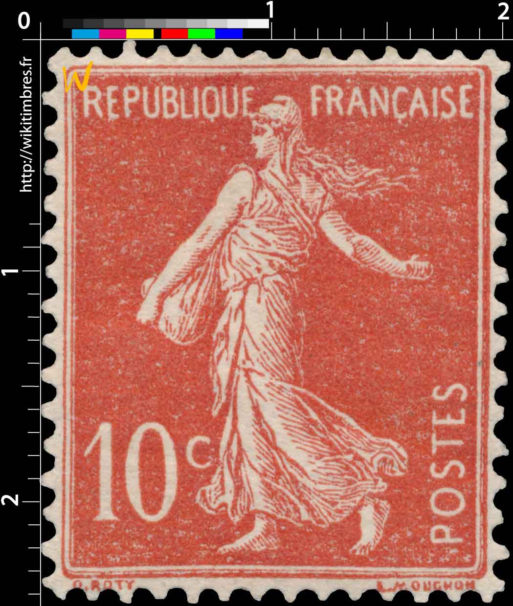 1906 Sans légende particulière - type semeuse camée 