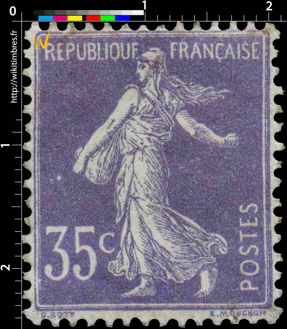 1906 Sans légende particulière - type semeuse camée 