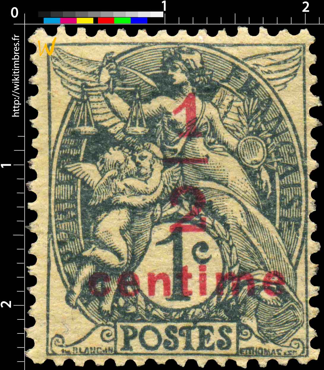 1919 Sans légende particulière - type Blanc