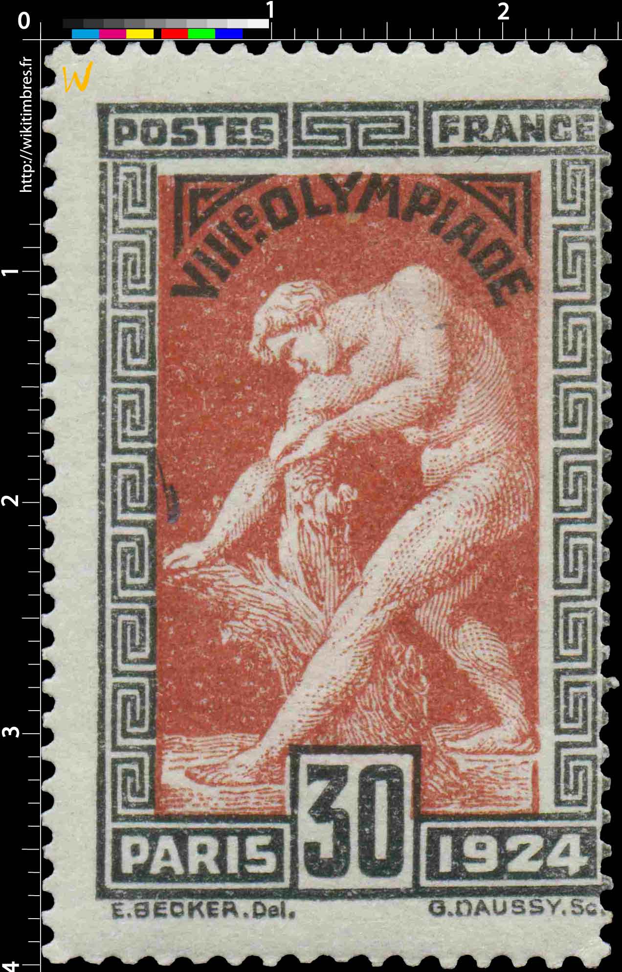 VIIIe OLYMPIADE - PARIS 1924