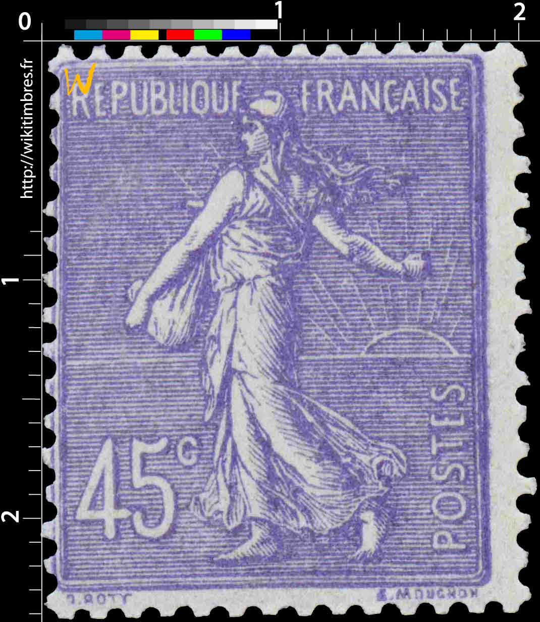 1926 Sans légende particulière - type semeuse lignée 