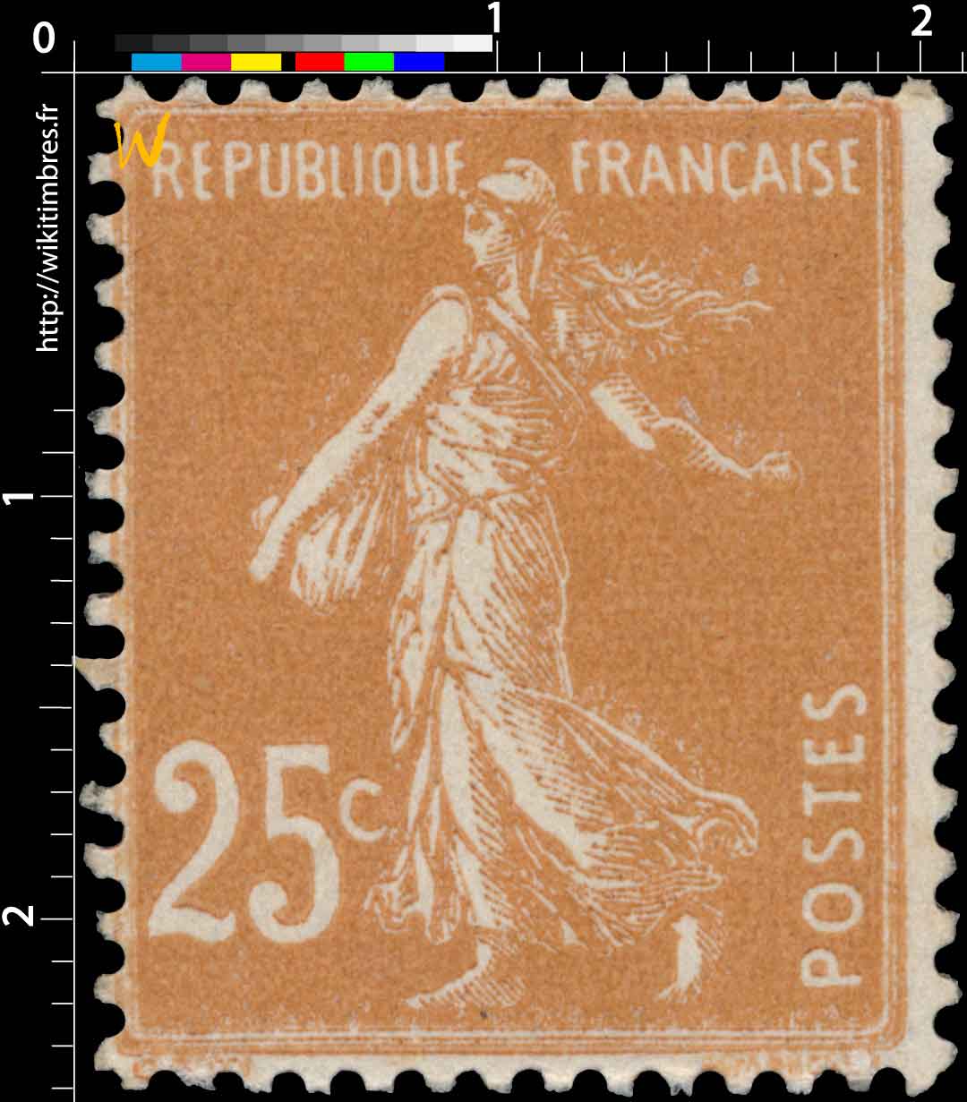 1927 Sans légende particulière - type semeuse camée 